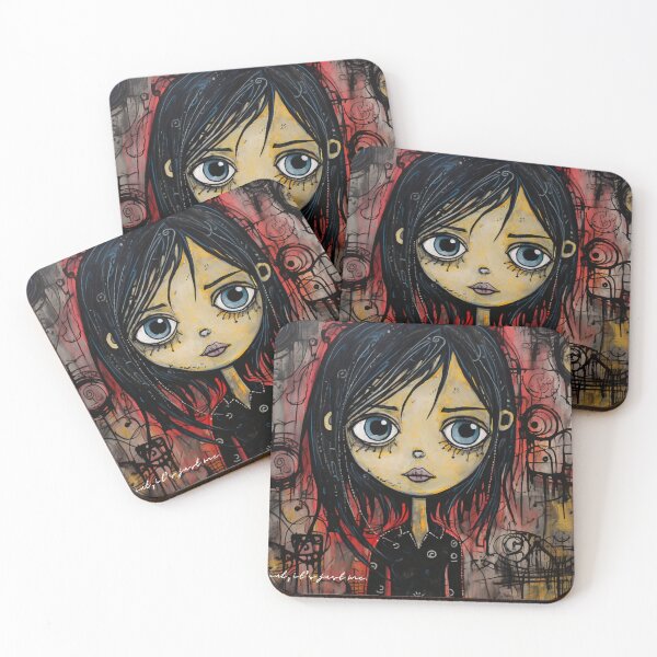 Item preview, Sweet and pretty girl with black hair and big blue eyes designed and sold by EDSOP.