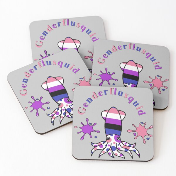Item preview, Genderflusquid Pride Pun designed and sold by CrittersCreate.