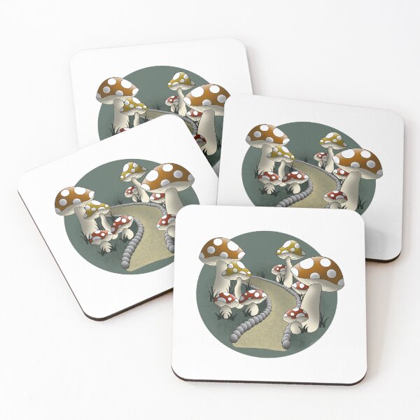 Item preview, Mushroom Pathway designed and sold by Cait Wight Art.