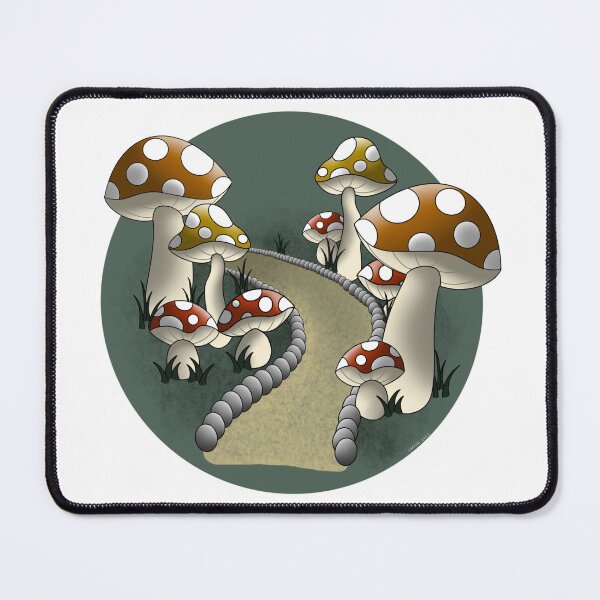 Item preview, Mushroom Pathway designed and sold by Cait Wight Art.