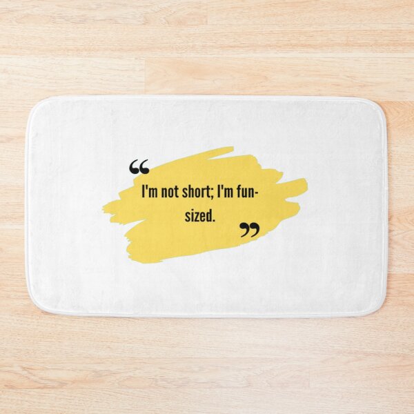 Item preview, qoute | funny qoutes | I'm not short; I'm fun-sized. designed and sold by ArtsyElegance4U ⭐⭐⭐⭐⭐.