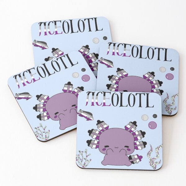 Item preview, Aceolotl Pride Pun designed and sold by CrittersCreate.