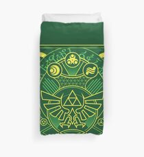 Card Back - Hylian Court Legend of Zelda Duvet Cover