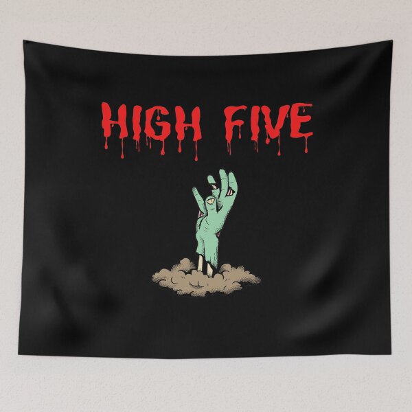 Item preview, High Five Zombie Hand Spooky Funny and Cute Halloween Gifts designed and sold by BadhbhArt.