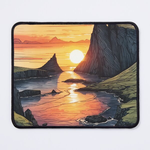 Item preview, Rugged beauty of the Faroes designed and sold by canvasriddle.