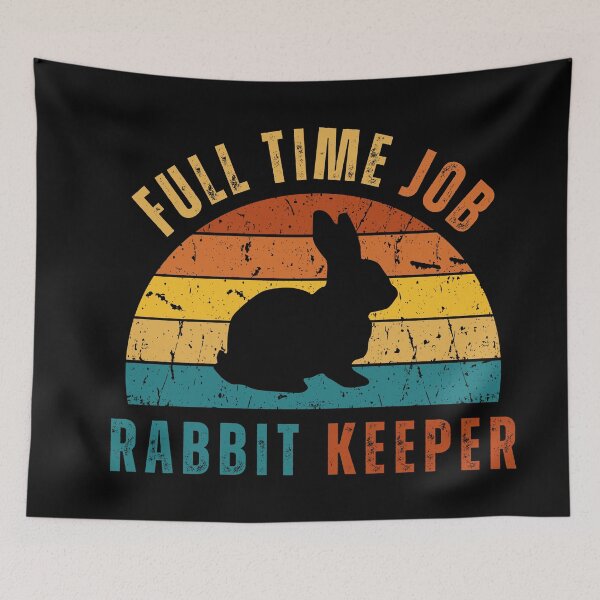 Item preview, FULL TIME JOB - RABBIT KEEPER designed and sold by Theia-Creations.