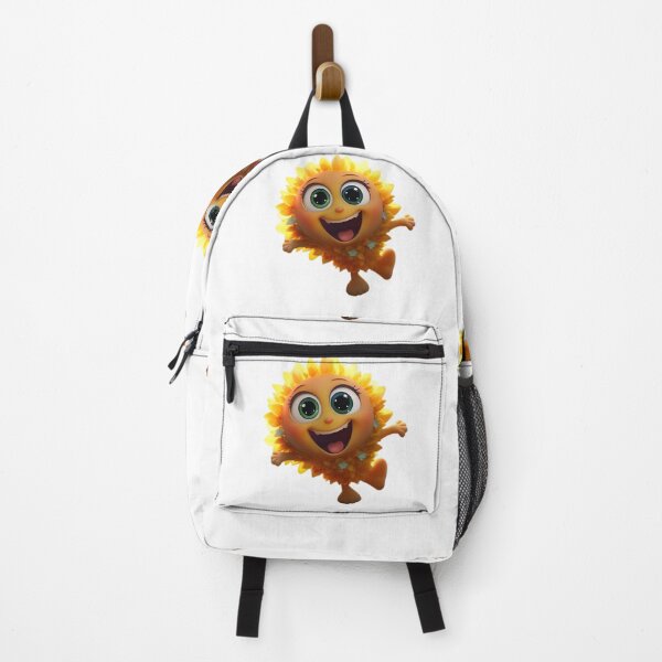 Item preview, Little cartoon sunflower smiling and running designed and sold by AI-Only Creations.