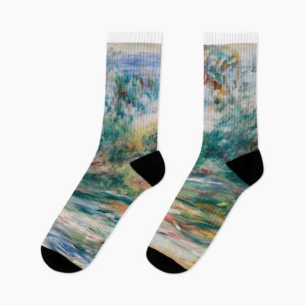 Item preview, Pierre-Auguste Renoir: Landscape (Paysage), desk mat, mousse pad, sticker, bottle, apron, poster designed and sold by Suzana Djordjevic.