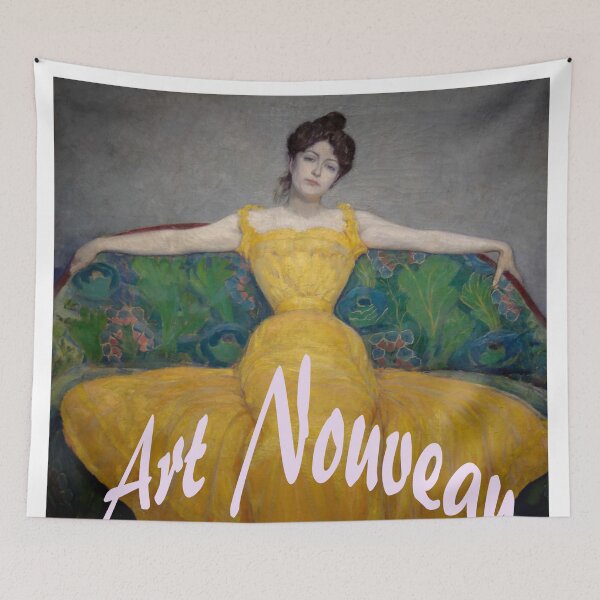 Item preview, Art Nouveau designed and sold by lobodelnoir.