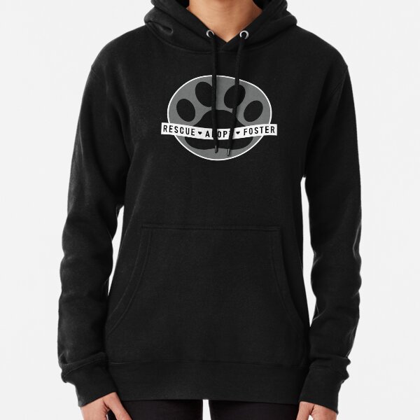Rescue Adopt and Foster Cats Pullover Hoodie