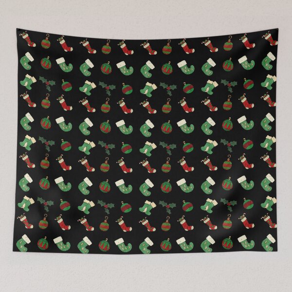 Item preview, Cute Chirstmas Pattern - Hanging Christmas Stockings Pattern 2 designed and sold by patternjp.