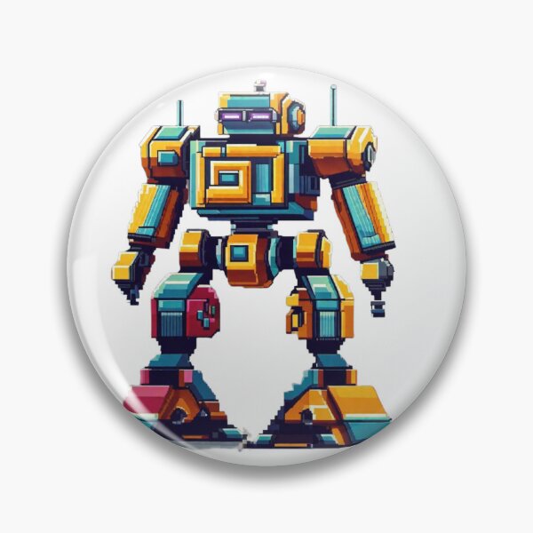 Item preview, Pixel Robot  designed and sold by PERFECART.
