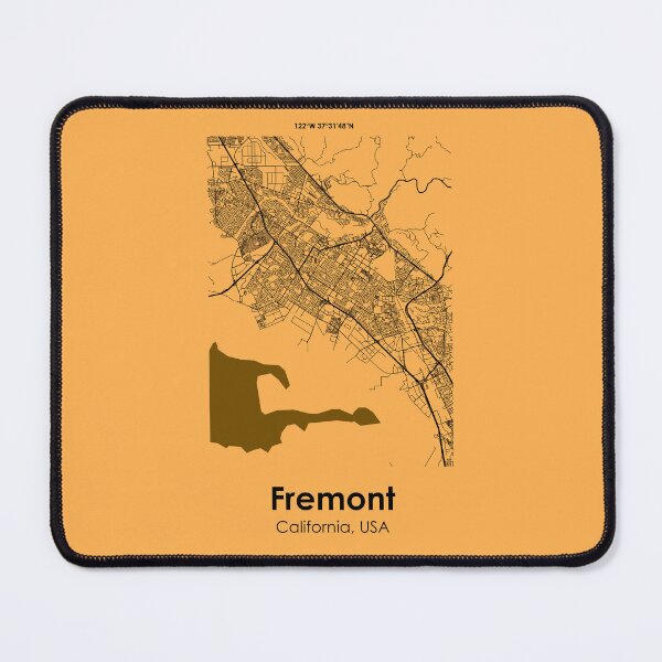 Item preview, City Road Map of Fremont, California, USA  designed and sold by 2BROSMAPS1.