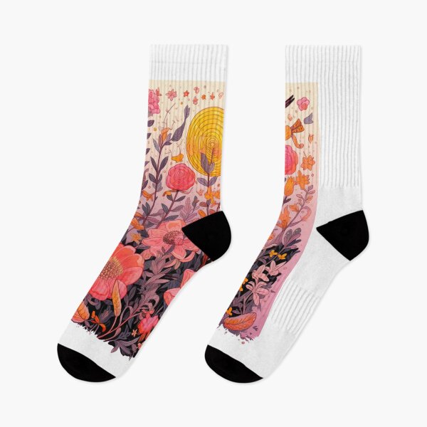 Item preview, Bird Flying Through a Field of Flowers designed and sold by Toph Moses.