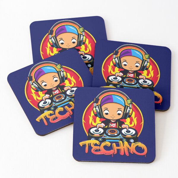 Item preview, Groove Master: Colorful Cartoon DJ Turntable designed and sold by Paper Punch Press.