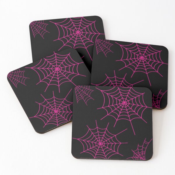 Item preview, Pink Cobweb Halloween Spiderweb Pattern designed and sold by mariguita5.