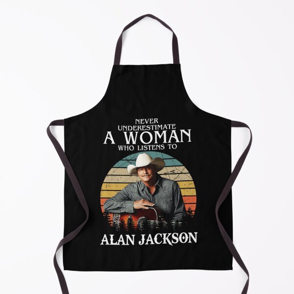 Item preview, Never Underestimate A Woman Who Listens to Alan Jackson designed and sold by CandyAyannaA.
