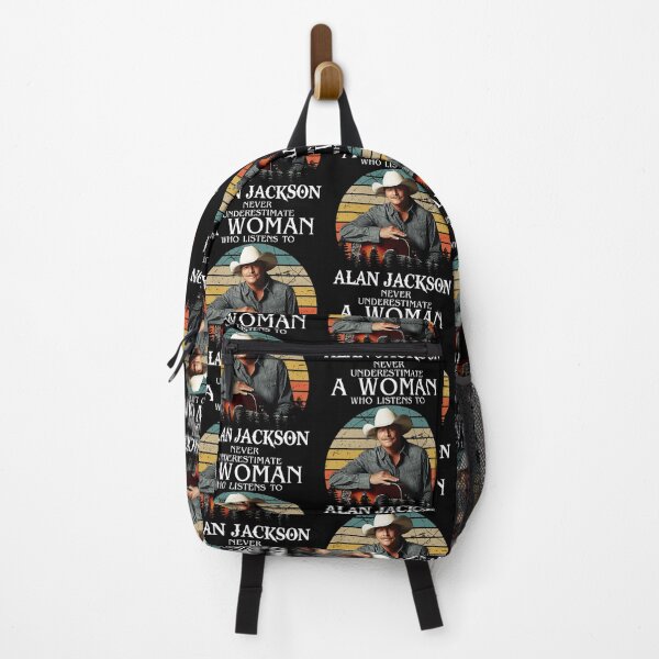 Item preview, Never Underestimate A Woman Who Listens to Alan Jackson designed and sold by CandyAyannaA.