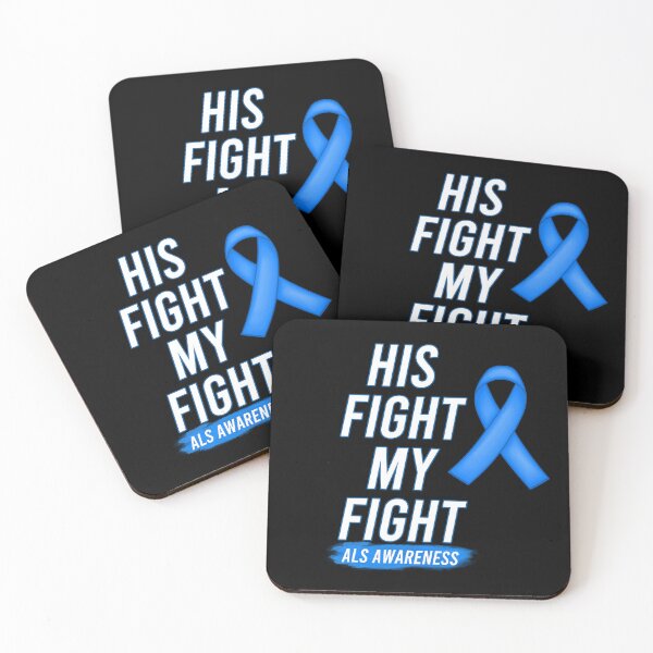 Item preview, His Fight Is My Fight ALS Amyotrophic Lateral Sclerosis Awareness designed and sold by Color-Sparkle.