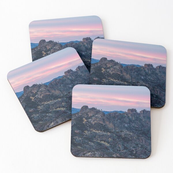 Item preview, Twilight afterglow over High Peaks at Pinnacles National Park designed and sold by yhelfman.