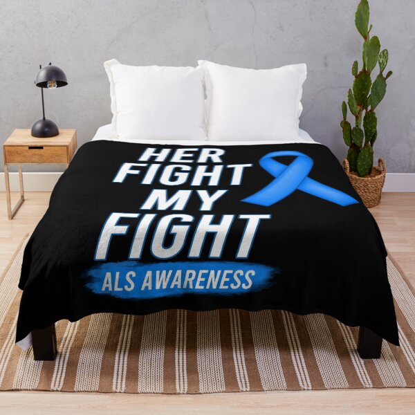 Item preview, Her Fight Is My Fight ALS Amyotrophic Lateral Sclerosis Awareness designed and sold by Color-Sparkle.