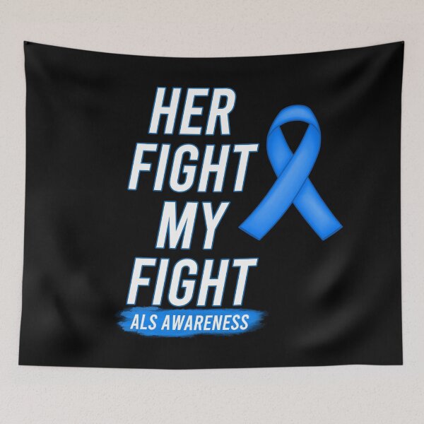 Item preview, Her Fight Is My Fight ALS Amyotrophic Lateral Sclerosis Awareness designed and sold by Color-Sparkle.