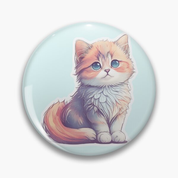 Item preview, A Cute Fluffy Pastel Cat designed and sold by NidADesign.