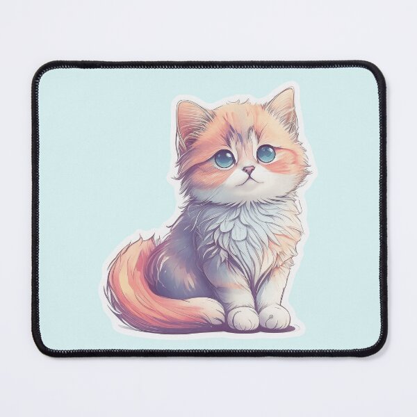 Item preview, A Cute Fluffy Pastel Cat designed and sold by NidADesign.