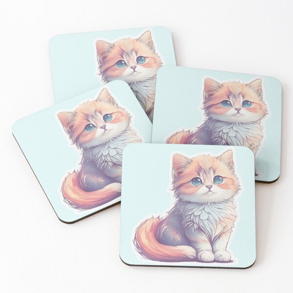Item preview, A Cute Fluffy Pastel Cat designed and sold by NidADesign.