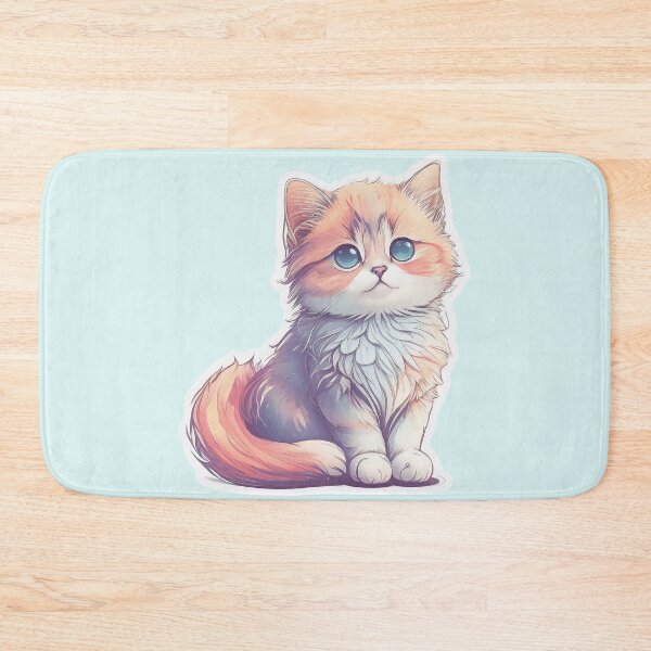 Item preview, A Cute Fluffy Pastel Cat designed and sold by NidADesign.