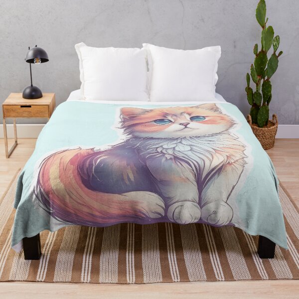 Item preview, A Cute Fluffy Pastel Cat designed and sold by NidADesign.