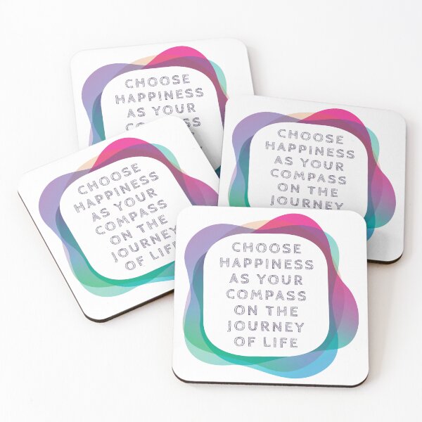 Item preview, Choose happiness as your compass on the journey of life designed and sold by DC Shop.