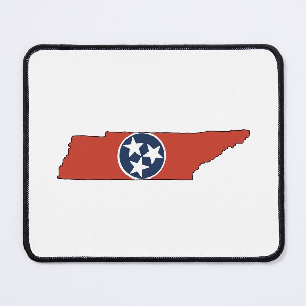 Item preview, TN State Flag in Tennessee Outline designed and sold by studiobylomax.