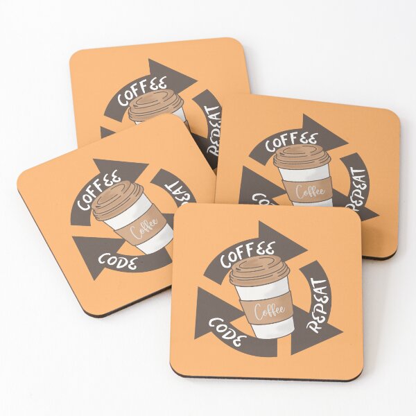 Item preview, Code Coffee Repeat designed and sold by XenonQQ.