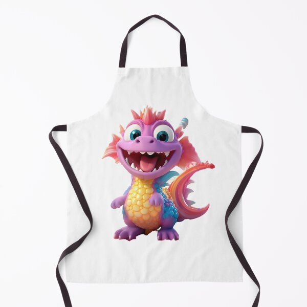 Item preview, Cheerful and happy colorful dragon smiling designed and sold by AI-Only Creations.