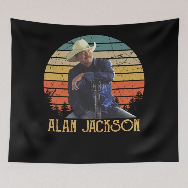 Item preview, Retro Alan Jackson Gift for Men Womens designed and sold by CandyAyannaA.
