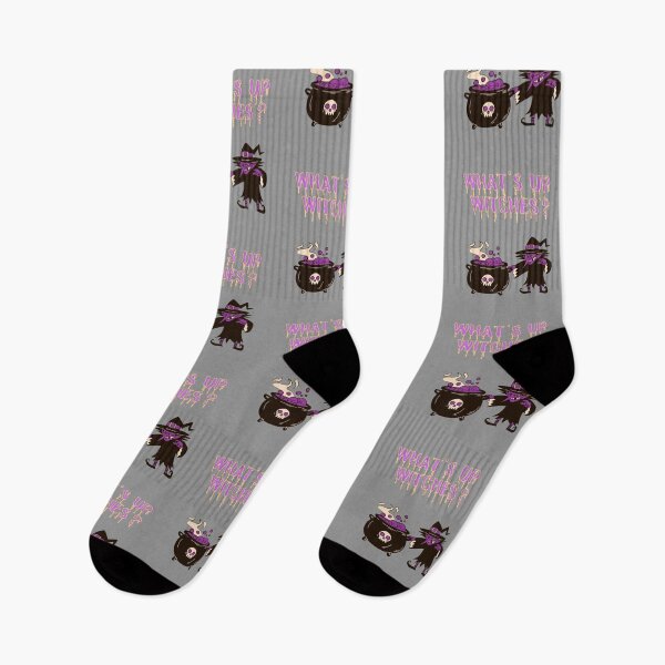 Item preview, What's up witches? Spooky Funny and Cute Halloween Gifts designed and sold by BadhbhLoot.