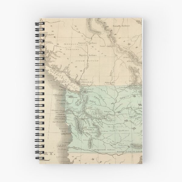 Item preview, Vintage Map of The Oregon Territory (1848) designed and sold by BravuraMedia.