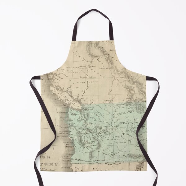 Item preview, Vintage Map of The Oregon Territory (1848) designed and sold by BravuraMedia.