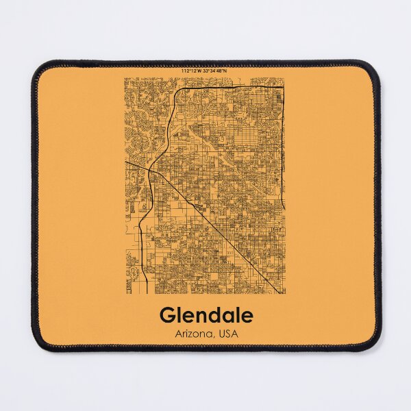 Item preview, City Road Map of Glendale, Arizona, USA designed and sold by 2BROSMAPS1.