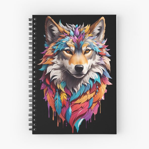 Item preview, Colorful Wolf Face designed and sold by Win Hardy.