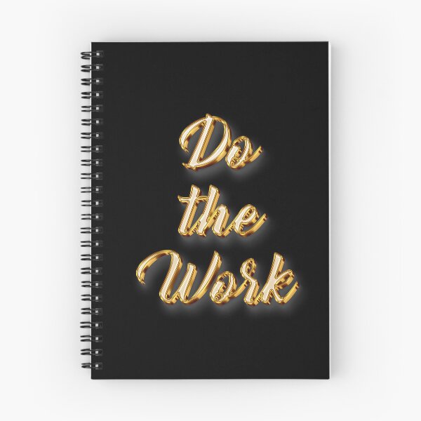 Item preview, Do the Work - Gold Font designed and sold by thebigleebowski.