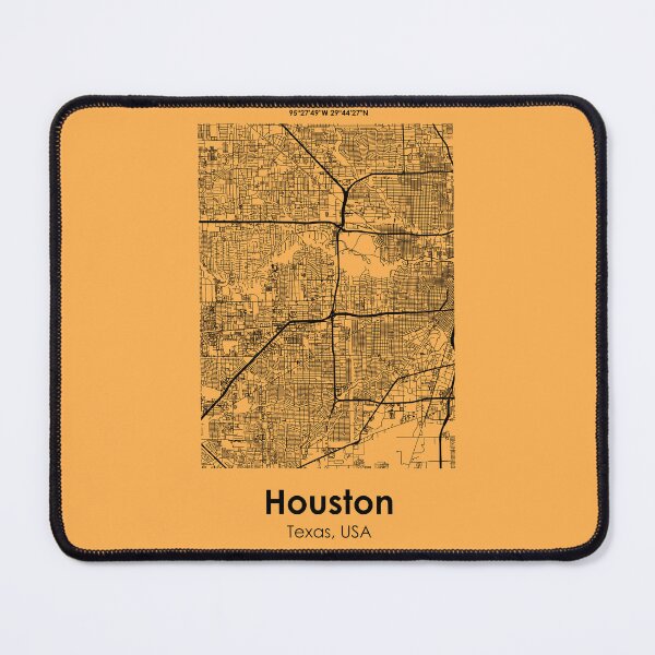 Item preview, City Road Map of Houston, Texas, USA designed and sold by 2BROSMAPS1.