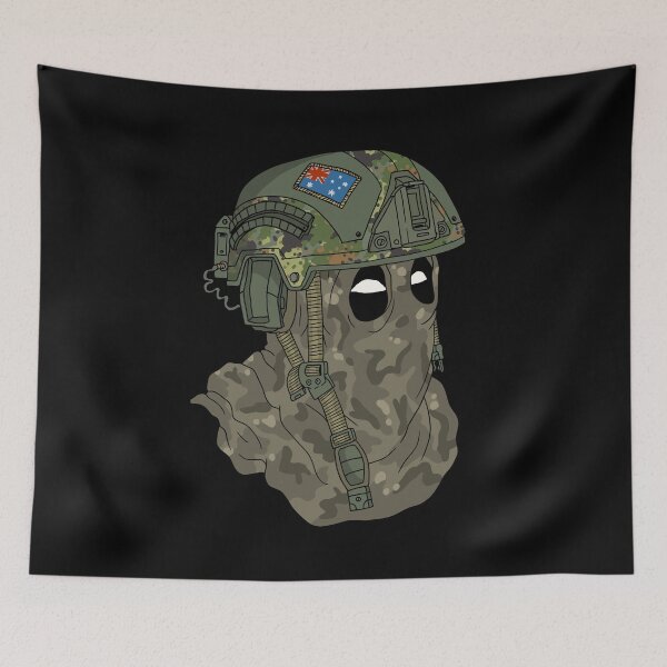 Item preview, Australian soldier, fast helmet. designed and sold by JJadx.