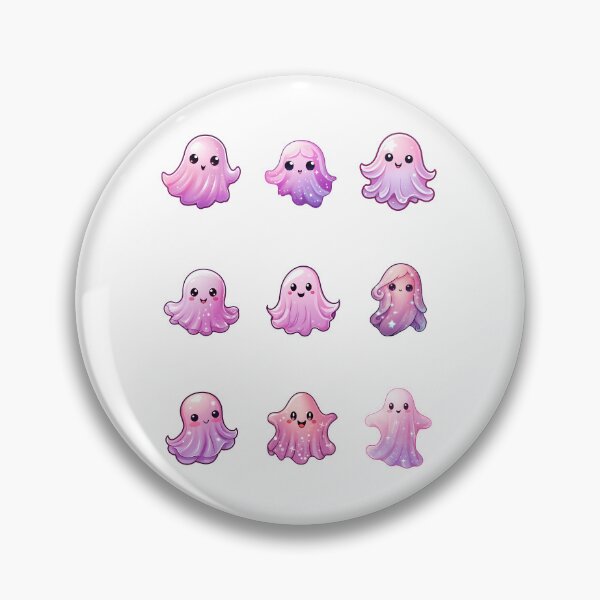 Item preview, Halloween Cute Pink Ghosts designed and sold by AMONGIFTS.