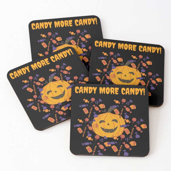 Item preview, Candy More Candy Pumpkin Spooky Funny and Cute Halloween Gifts designed and sold by BadhbhLoot.