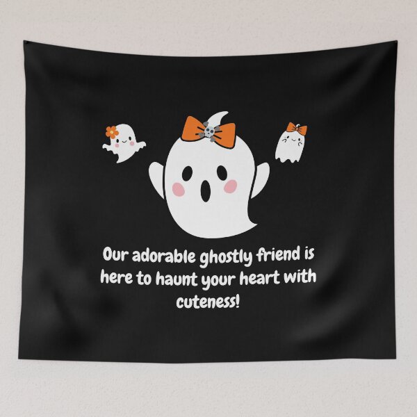 Item preview, Our adorable ghostly friend is here to haunt your heart with cuteness! designed and sold by Nokart.