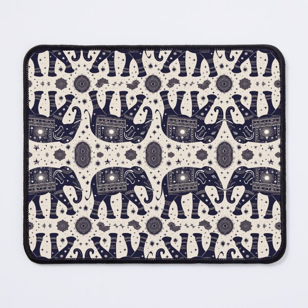 Item preview, Indian elephant with traditional decorations dessin designed and sold by Wilfried van Dokkumburg.