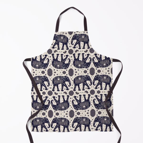 Item preview, Indian elephant with traditional decorations dessin designed and sold by Wilfried van Dokkumburg.