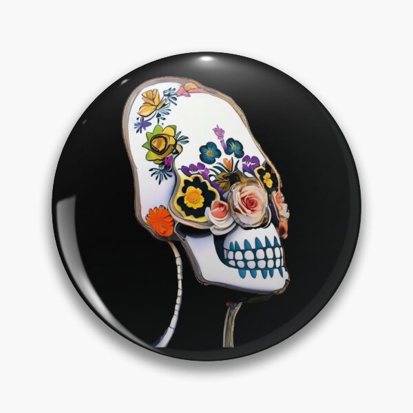 Item preview, Elongated Day of the Dead Calavera designed and sold by Gala Gauthier.